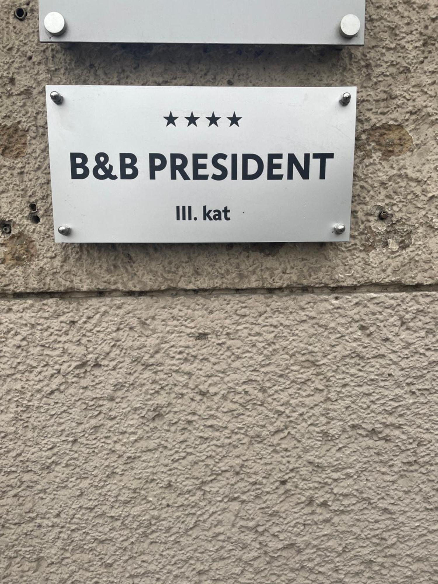 B&B President Zagreb Eksteriør bilde